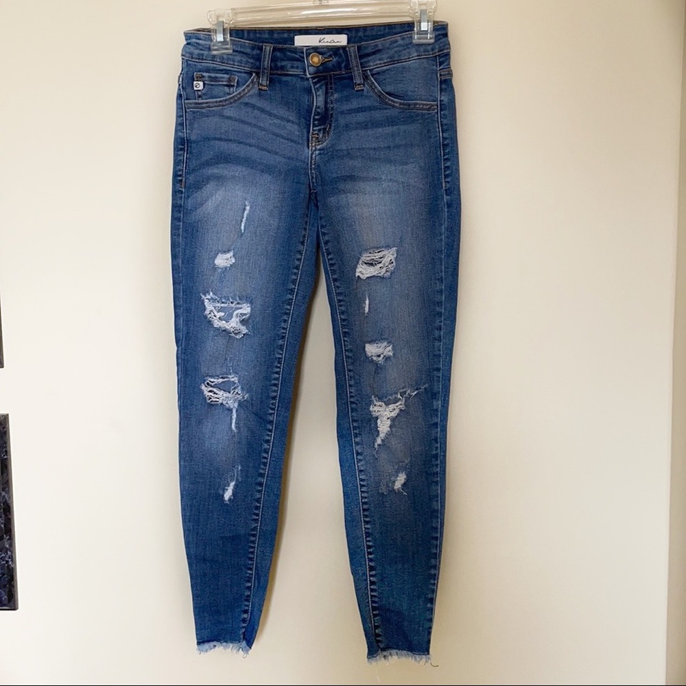 COPY - Kancan Skinny Destroyed Raw Hem